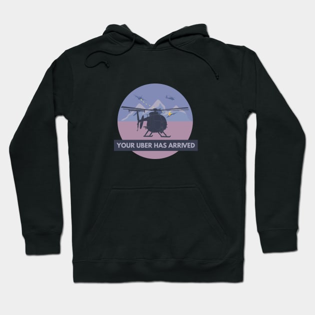 MH-6 Little Bird Helicopter Hoodie by NorseTech